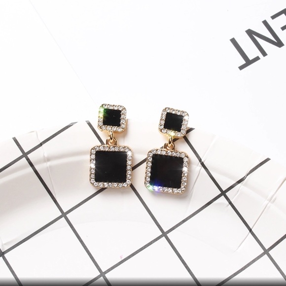 ❄️Trendy Modern Earrings Square Drop - Picture 3 of 4